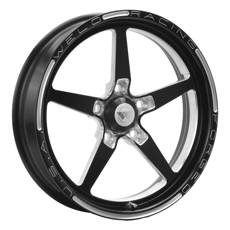 Weld Alumastar 1-Piece 17x4.5 / 5x4.75 BP / 2.25in. BS Black Wheel - Non-Beadlock - Racecraft Industries