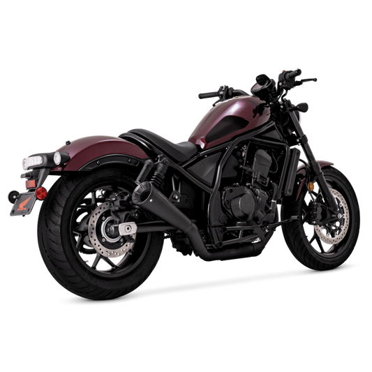 Vance & Hines HONDA 21-22 Rebel 1100 S/O Black Slip-On Exhaust - Racecraft Industries