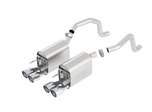 Borla 09-12 Corvette Coupe/Conv 6.2L 8cyl 6spd RWD inS-Type IIin Exhaust (rear section only) - Racecraft Industries