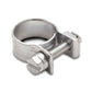 Vibrant Fuel Injector Style Mini Hose Clamps 7-9mm clamping range Pack of 10 Zinc Plated Mild Steel - Racecraft Industries