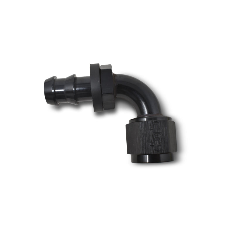 Russell Performance -10 AN Twist-Lok 90 Degree Hose End (Black) - Racecraft Industries