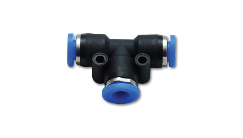 Vibrant Union inTin Pneumatic Vacuum Fitting - for use with 1/4in (6mm) OD tubing - Racecraft Industries