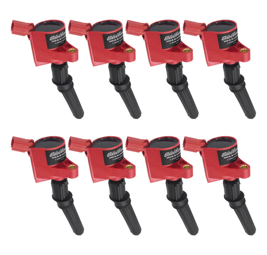 Edelbrock 98-08 Ford V8 4.6L-5.4L/V10 6.8L Coil-On-Plug (COP) - Set of 8 - Racecraft Industries