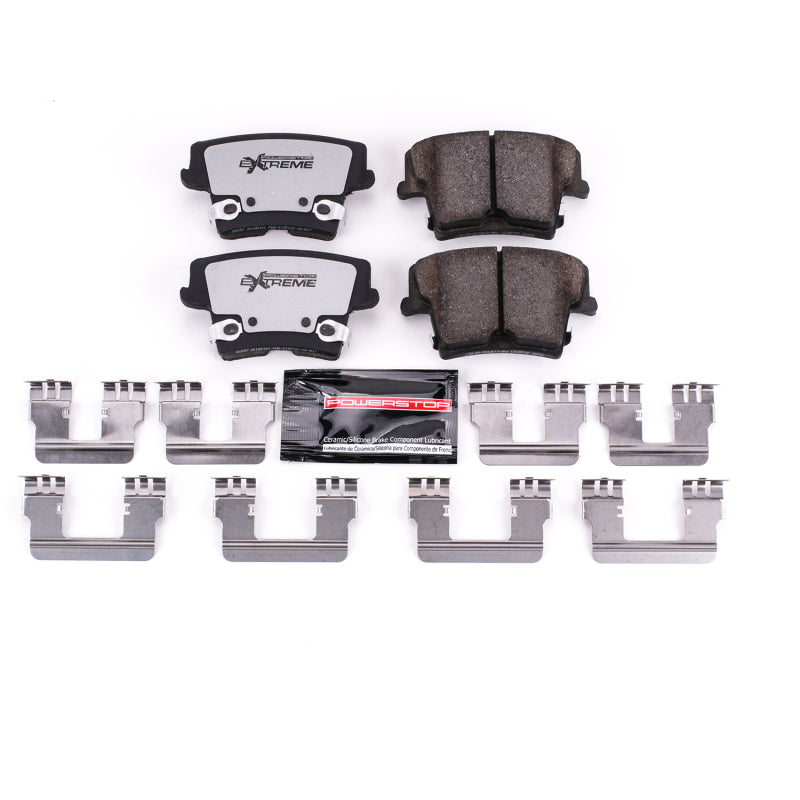 Power Stop 05-19 Chrysler 300 Rear Z26 Extreme Street Brake Pads w/Hardware - Racecraft Industries