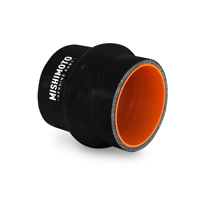 Mishimoto 3in. Hump Hose Silicone Coupler - Black - Racecraft Industries
