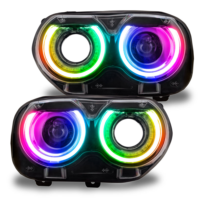 Oracle 15-21 Dodge Challenger RGB+W Headlight DRL Upgrade Kit - ColorSHIFT - BC1 SEE WARRANTY - Racecraft Industries