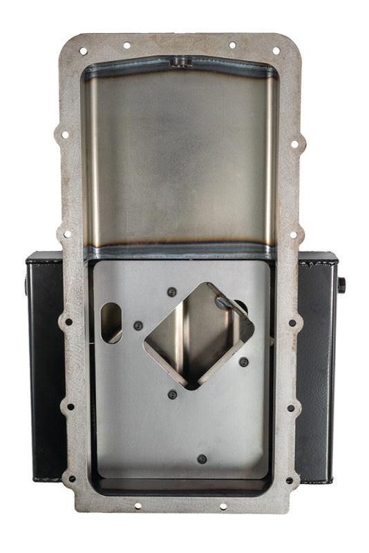 Moroso Ford 5.0 Coyote/Cobra (w/Rear Sump) Road Race Baffled Wet Sump 9.5qt 4.5in Steel Oil Pan - Racecraft Industries