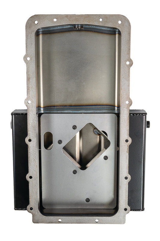 Moroso Ford 5.0 Coyote/Cobra (w/Rear Sump) Road Race Baffled Wet Sump 9.5qt 4.5in Steel Oil Pan - Racecraft Industries