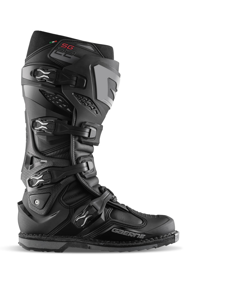 Gaerne SG22 Boot Black Size - 12 - Racecraft Industries