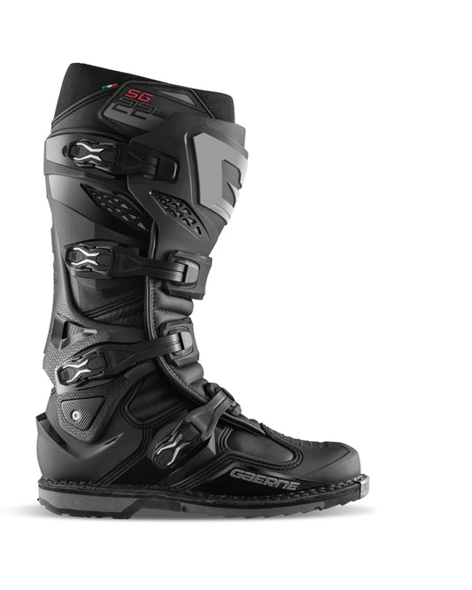 Gaerne SG22 Boot Black Size - 12 - Racecraft Industries