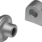Kuryakyn Splined Peg Adapter Silver - Racecraft Industries