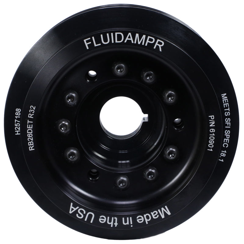 Fluidampr Nissan RB26DET Phase-1 BNR32 GT-R Steel Internally Balanced Damper - Racecraft Industries