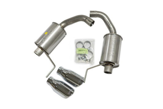 Roush 2015-2024 Ford Mustang 3.7L/2.3L V6/I4 Exhaust Kit w/ Round Tips - Racecraft Industries