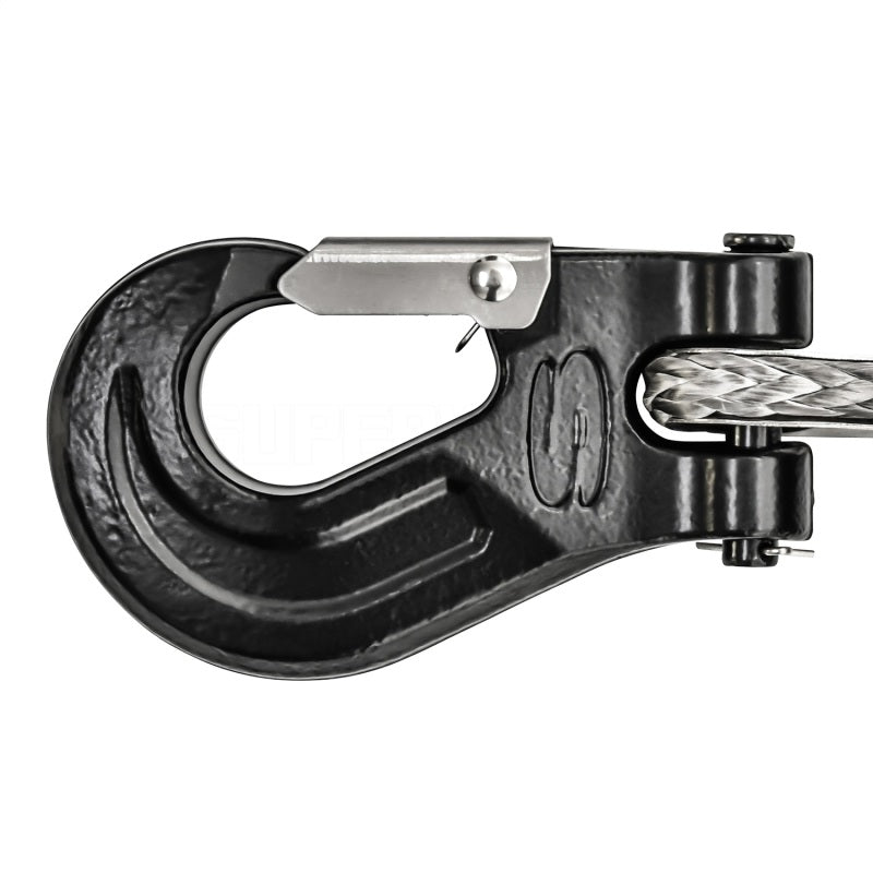 Superwinch 12000 LBS 12V DC 3/8in x 80ft Synthetic Rope SX 12000SR Winch - Graphite - Racecraft Industries