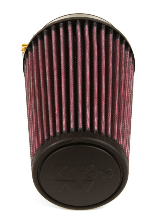 K&N Filter Universal Rubber Filter 3 1/2 inch Flange 4 5/8 inch Base 3 1/2 inch Top 7 inch Height - Racecraft Industries