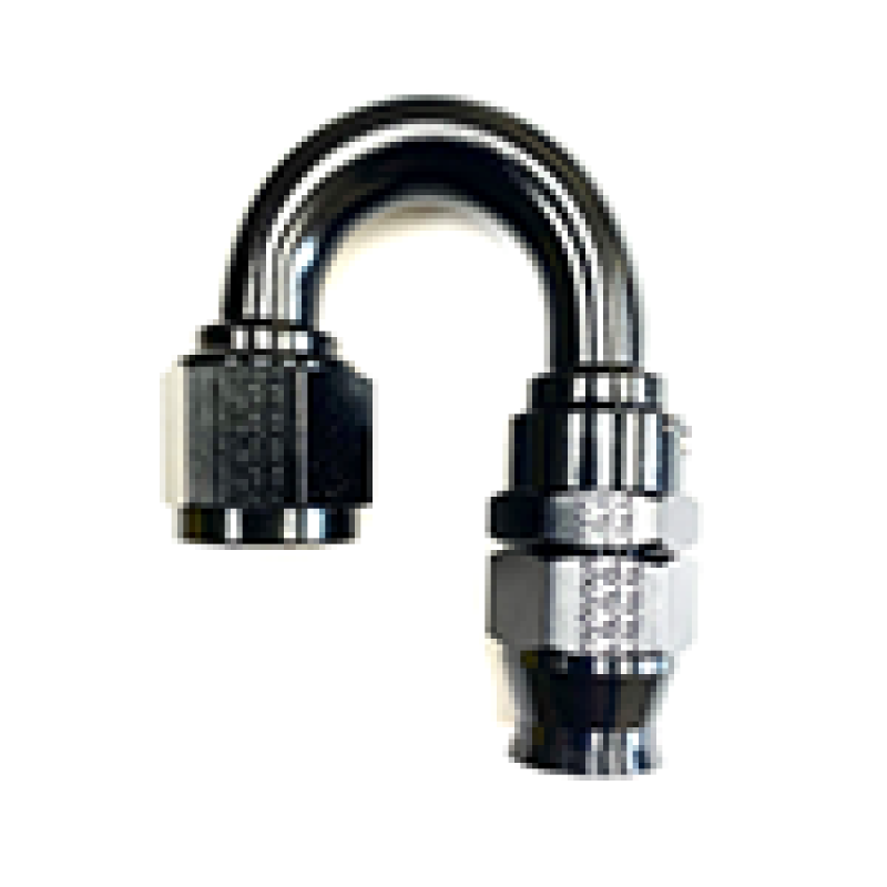 Fragola -10AN Real Street x 180 Degree Hose End Black For PTFE Hose - Racecraft Industries