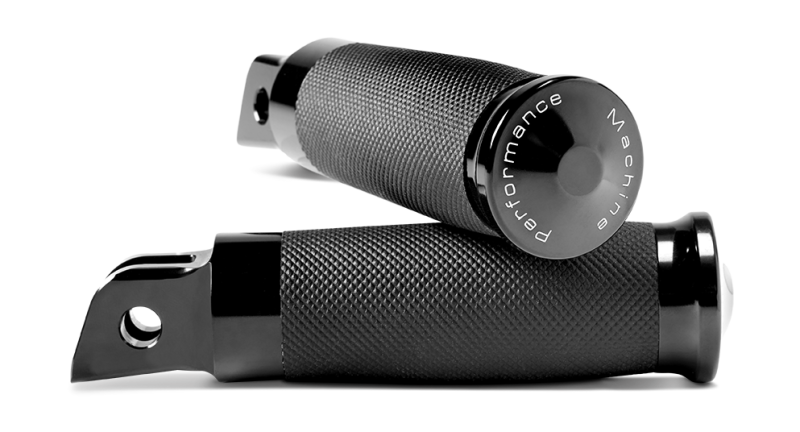 Performance Machine Footpegs Contour - Black Ano - Racecraft Industries