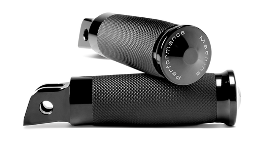 Performance Machine Footpegs Contour - Black Ano - Racecraft Industries