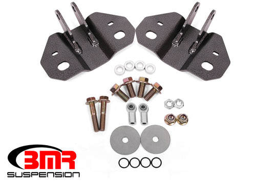 BMR Suspension 15-19 Ford Mustang Rear Upper Shock Mount- Hammertone Black - Racecraft Industries