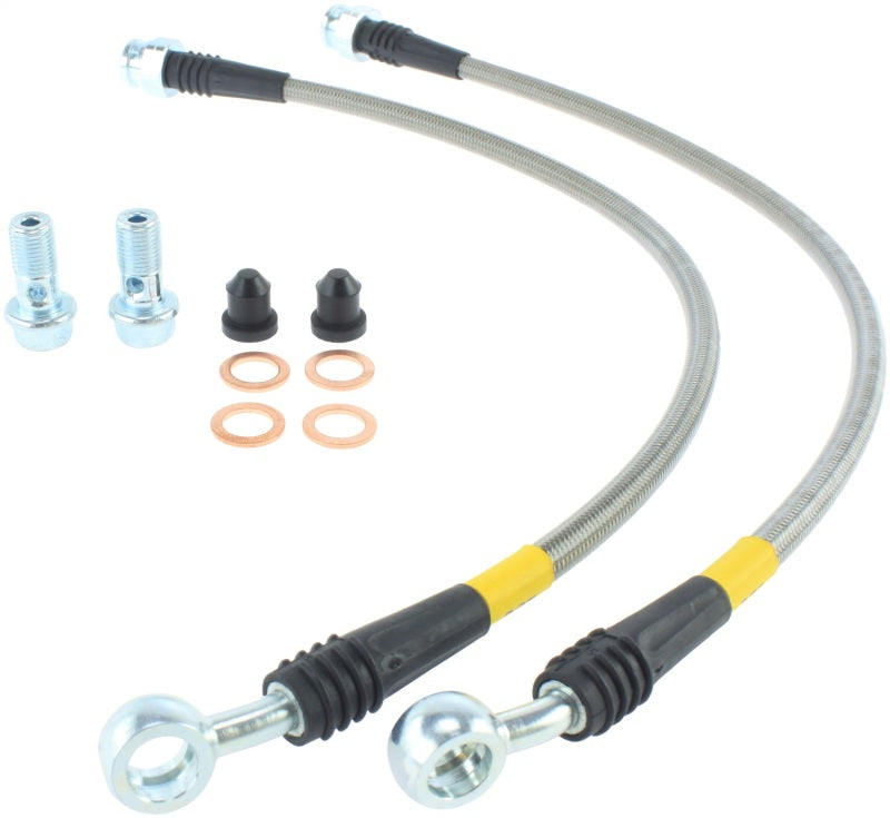 StopTech 97-03 Chevrolet Corvette Stainless Steel Front Brake Line Kit - Racecraft Industries