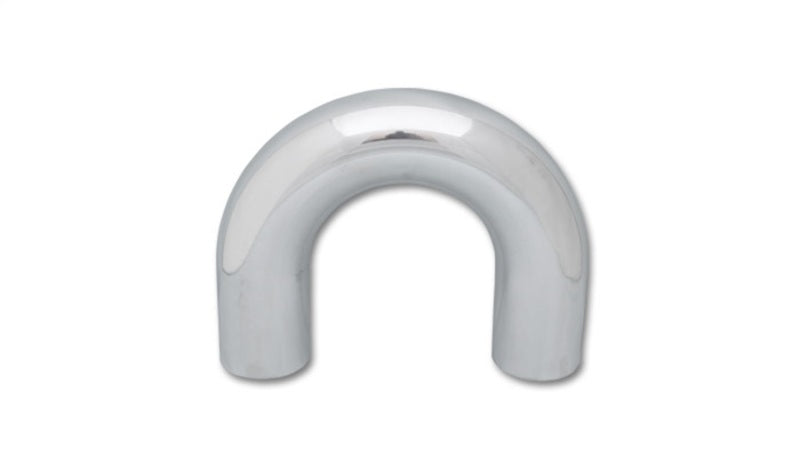 Vibrant 2.5in O.D. Universal Aluminum Tubing (180 degree Bend) - Polished - Racecraft Industries