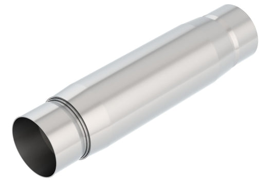 Borla CrateMuffler Resonator Option 3in Center/Center 3.5in Round x 10in - Null Sound Center/Center - Racecraft Industries
