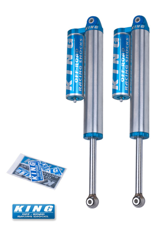 King Shocks 2011+ Chevrolet Silverado 2500/3500 Rear 2.5 Dia Piggyback Reservoir Shock (Pair) - Racecraft Industries