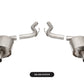 Corsa 2015-2020 Ford Mustang GT350/R 5.2L V8 Dual Rear Axle-Back- Stainless Dual Rear Exit - Racecraft Industries