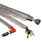 DEI Heat Sheath 1in x 3ft - Aluminized Sleeving - Sewn Edge - Racecraft Industries