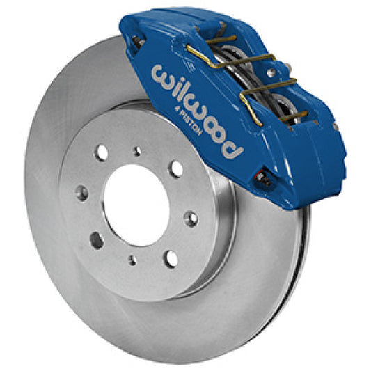 Wilwood DPHA Front Caliper & Rotor Kit Honda / Acura w/ 262mm OE Rotor - Competition Blue - Racecraft Industries