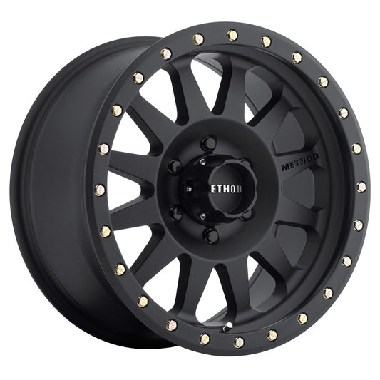 Method MR304 Double Standard 17x8.5 0mm Offset 6x5.5 108mm CB Matte Black Wheel - Racecraft Industries