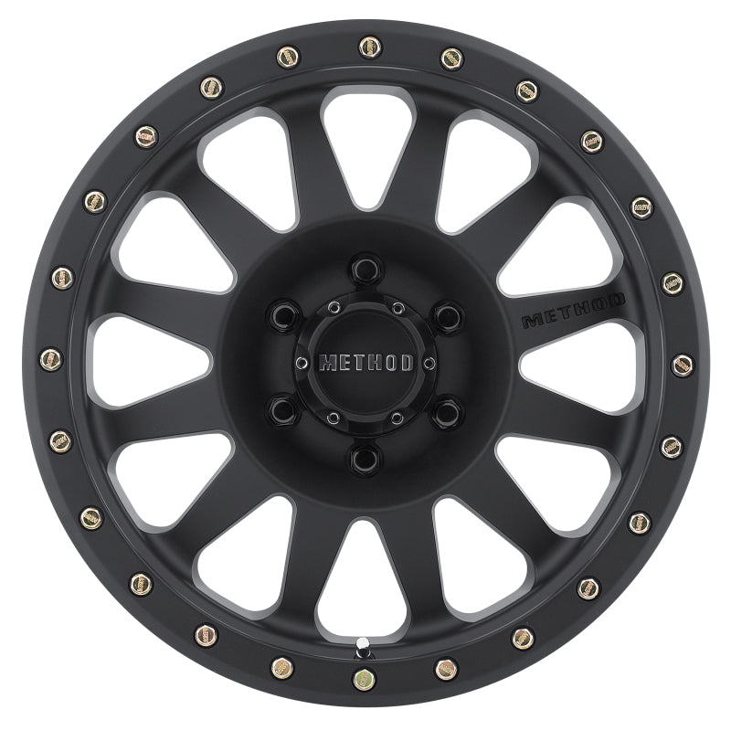 Method MR304 Double Standard 16x8 0mm Offset 6x5.5 108mm CB Matte Black Wheel - Racecraft Industries