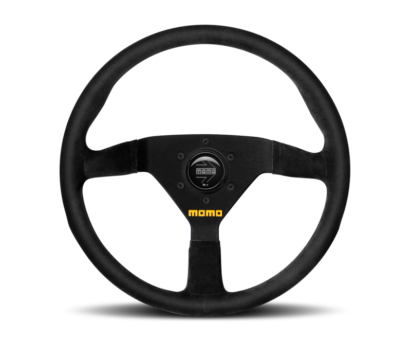 Momo MOD78 Steering Wheel 320 mm - Black Leather/Black Spokes - Racecraft Industries