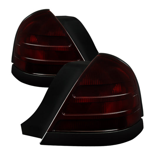 Xtune Ford Crown Victoria 1999-2011 OEM Style Tail Light Red Smoked ALT-JH-FCV98-OE-RSM - Racecraft Industries