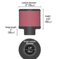 K&N 1in Flange L x 3in OD x 2.5in Height Clamp On Crankcase Vent Filter - Racecraft Industries