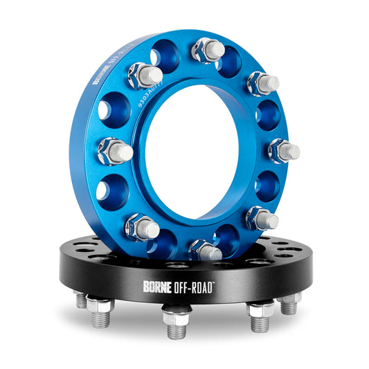 Borne Off-Road Wheel Spacers 8X165.1 121.3 38.1 M14 Blk - Racecraft Industries