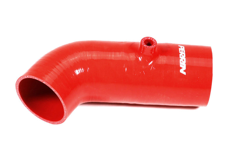 Perrin 22-23 Subaru BRZ/Toyota GR86 Silicone Inlet Hose (3in. ID / SS Wire) - Red - Racecraft Industries