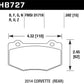 Hawk DTC-30 2015 Chevy Corvette Z06 Rear Race Brake Pads - Racecraft Industries