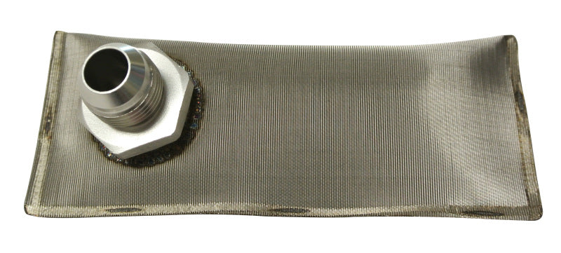 Fuelab In-Tank Fuel Sock Kit 100 Micron Stainless w/-10AN Adaptor Fitting for 4X4xx Series Pumps - Racecraft Industries