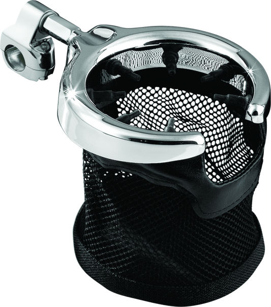 Kuryakyn Drink Holder With Basket 1-1/4in Mount Chrome - Racecraft Industries