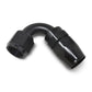 Russell Performance -6 AN Black 120 Degree Full Flow Swivel Hose End - Racecraft Industries