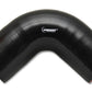 Vibrant 4 Ply Reinforced Silicone Elbow Connector - 1.75in I.D. - 90 deg. Elbow (BLACK) - Racecraft Industries