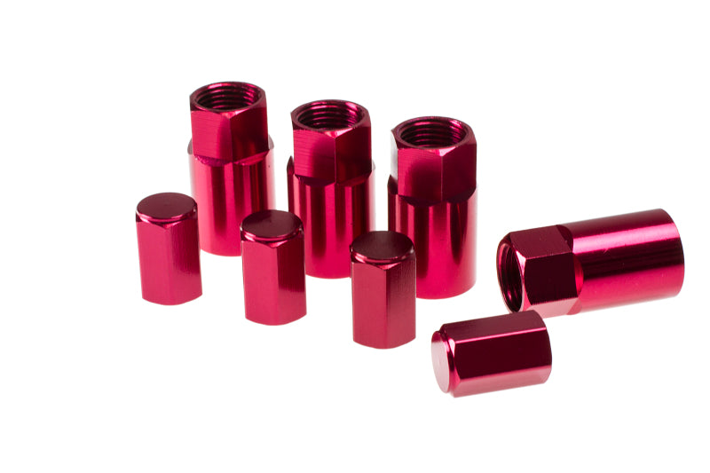 Wheel Mate Aluminum TPMS Valve Stem Cover - Red Anodize - Racecraft Industries