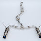 Invidia 2022+ Subaru WRX N1 Twin Outlet Single Layer Tip Cat-Back Exhaust - Racecraft Industries