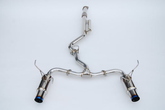 Invidia 2022+ Subaru WRX N1 Twin Outlet Single Layer Tip Cat-Back Exhaust - Racecraft Industries