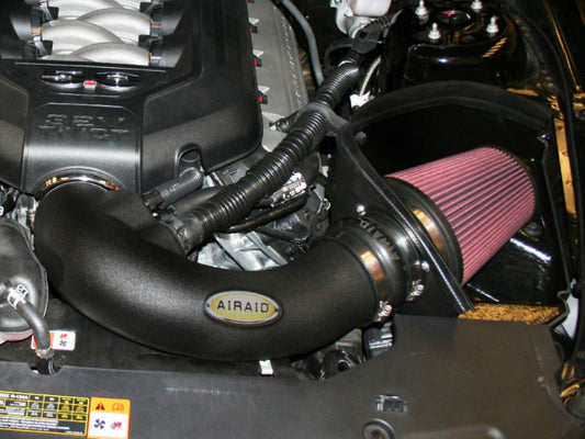 Airaid 11-14 Ford Mustang GT 5.0L Race Only (No MVT) MXP Intake System w/ Tube (Oiled / Red Media) - Racecraft Industries