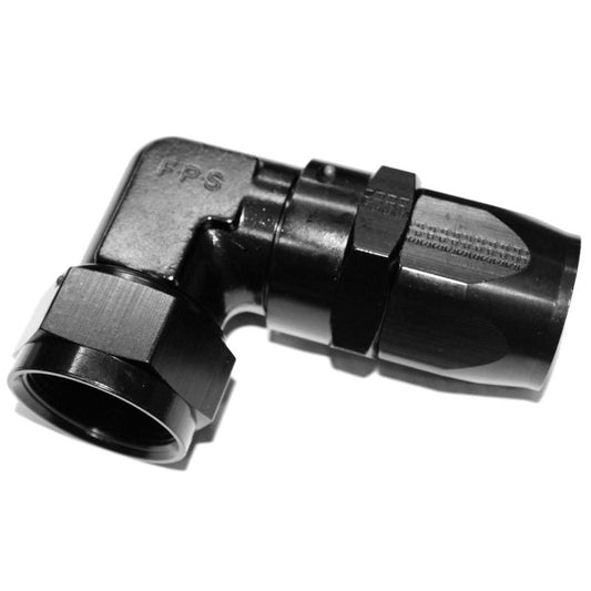 Fragola -20AN x 90 Degree Low Profile Forged Hose End - Black - Racecraft Industries