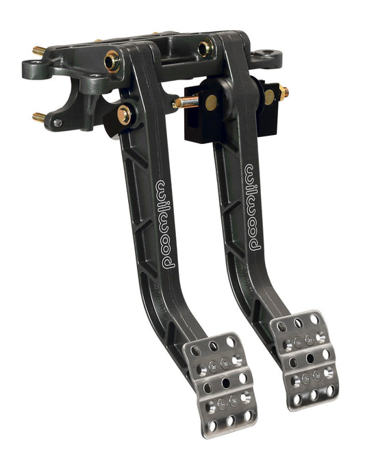 Wilwood Adjustable Dual Pedal - Brake / Clutch - Fwd. Swing Mount - 6.25:1 - Racecraft Industries