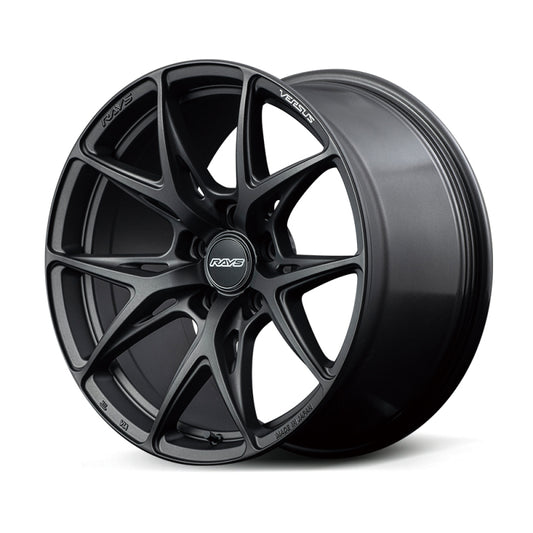 Versus VV21S 18X9.5 +38 5-100 Matte Super Dark Gunmetal - Racecraft Industries