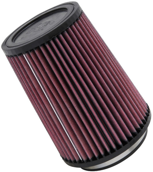 K&N Filter Universal Rubber Filter 4 inch Flange 5 3/8 inch Base 4 3/8 inch Top 7 inch Height - Racecraft Industries